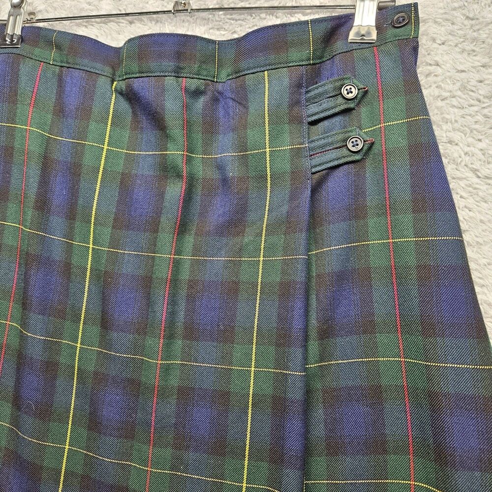 Lands End Womens Uniform Skirt Size 6 Plaid Knee Length School Girl Academia - Picture 5 of 11